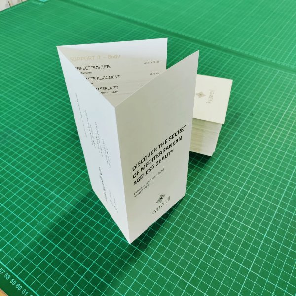 Kypwell trifold menu