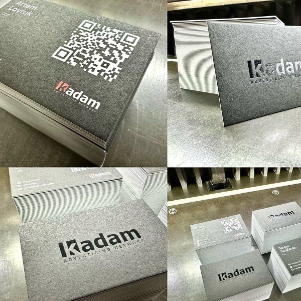 Black foil on black print. Details matter!