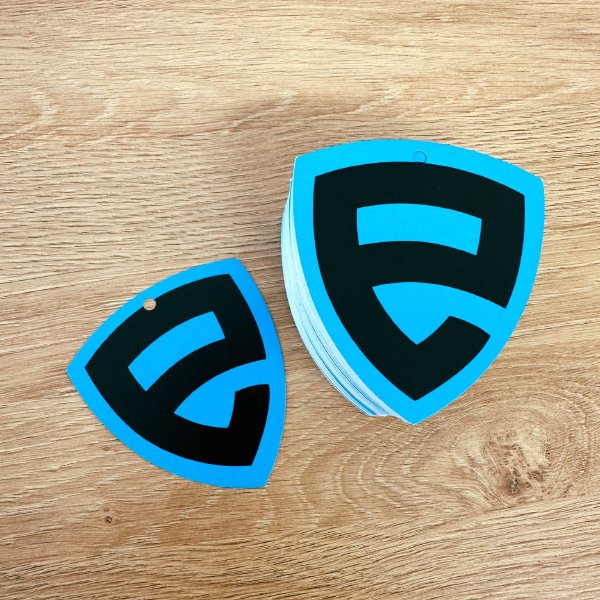 CUSTOM BRAND TAGS: Precision Die-Cut. 🛡️

Moving from large format to small-scale detail! We …