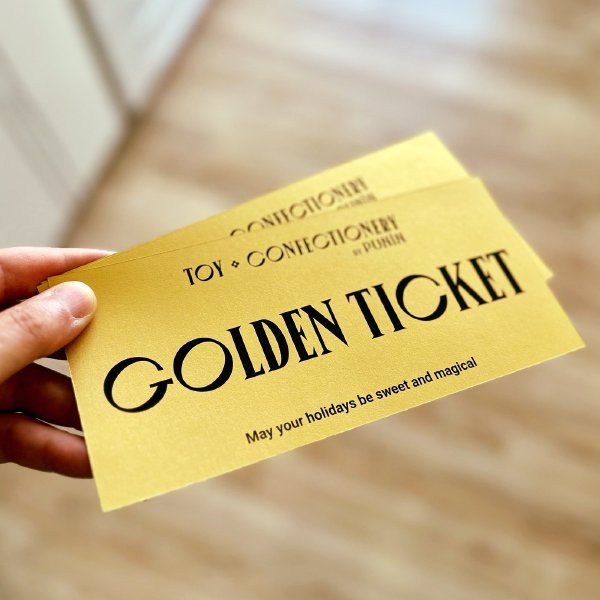 THE GOLDEN TICKET. Exclusive Voucher Printing. 🍫

The simplest techniques can make the greatest …
