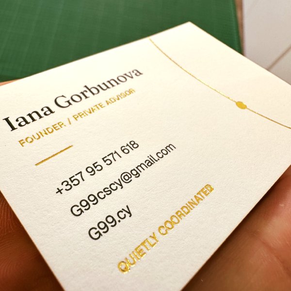 QUIETLY COORDINATED: Bespoke Business Cards. 🖋️✨

Minimalist, elegant, and refined. We crafted …