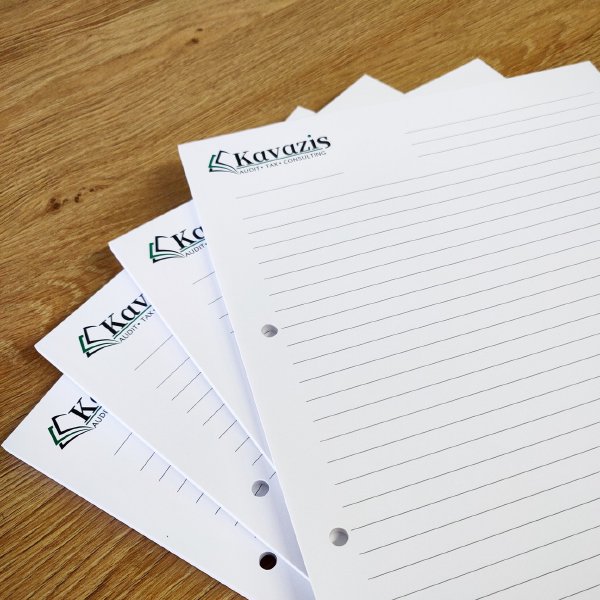 Custom A4 notepads